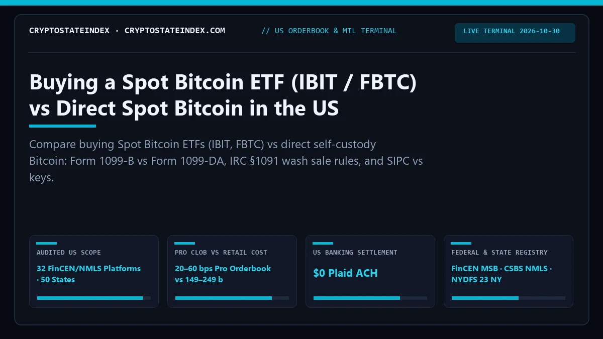 Spot Bitcoin ETF (IBIT/FBTC) vs Buying Actual Bitcoin