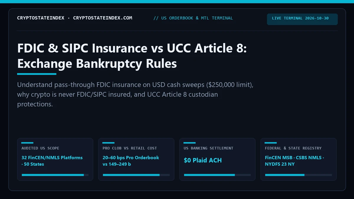 FDIC, SIPC Insurance vs UCC Article 8: Exchange Bankruptc