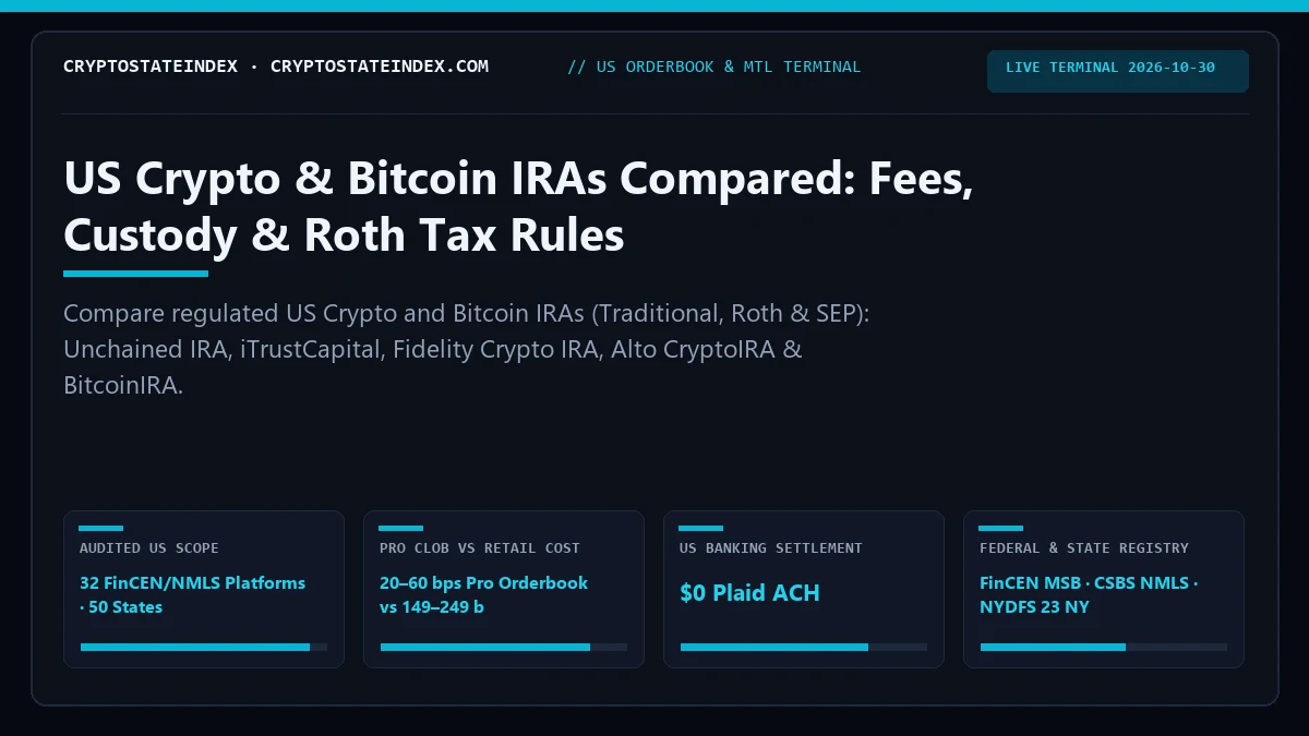 Best Crypto & Bitcoin IRAs in the US (2026 Fee Audit)